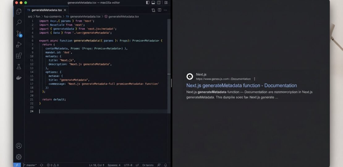 Next.js SEO App Router metadata guide hero image